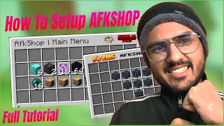 How To Setup AFK Shop in Minecraft Server Like AppleMC &amp; FireMC | DeluxeMenu Tutorial | Hindi