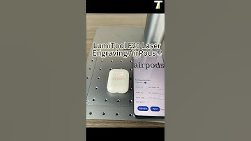 LumiTool F20 Laser Engraving AirPods🎧 #fiberlasermarking #lumitoolf20 #lumitool #fiberlaser#laser