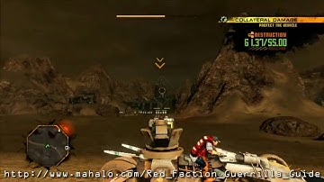 Red Faction Guerrilla Walkthrough - Badlands Sector - Transporter #1