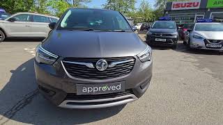 DP69CXZ Vauxhall Crossland X 1.2 Business Edition Nav 5d with 129 bhp Euro 6 Petrol on 28K + FSH