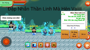 Ngọc rồng online Đập Nhẫn Thần Linh Lên Cấp 4 Max Hên =))