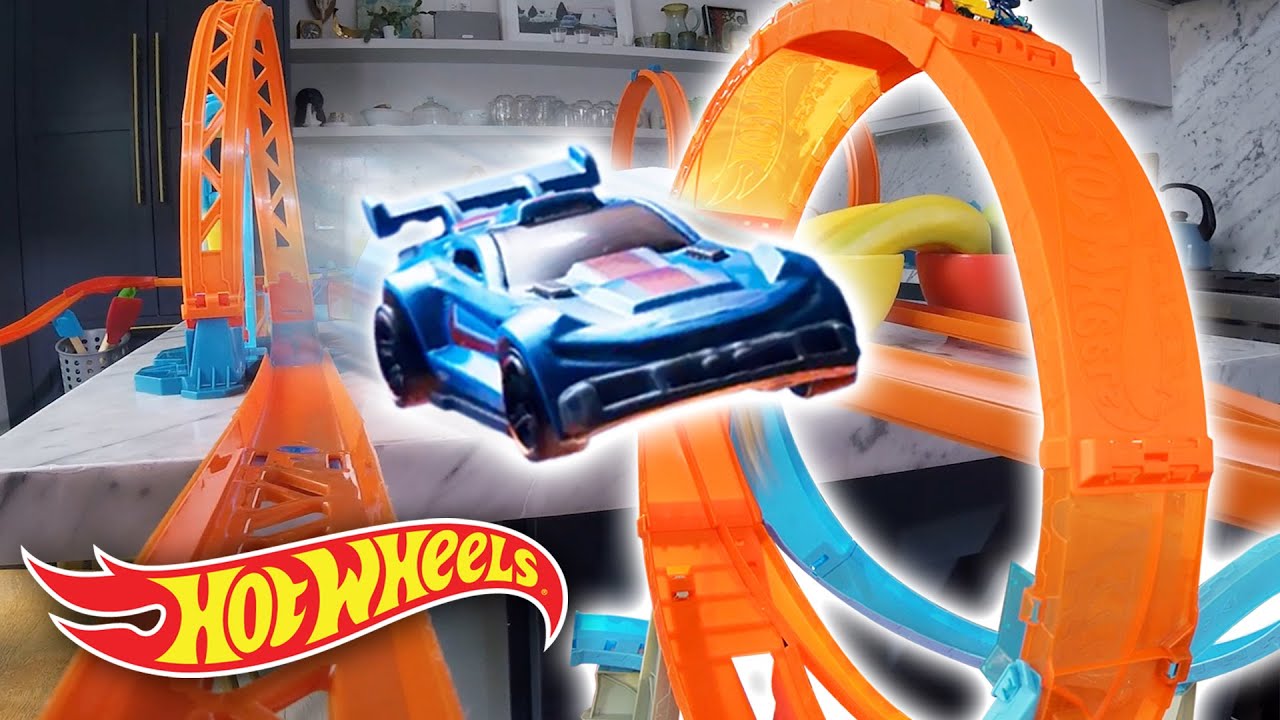 ⁣¡MARATÓN de desafíos EXTREMOS con PISTAS HOT WHEELS! 💥🔧🏁 | Hot Wheels Track Builder En Español