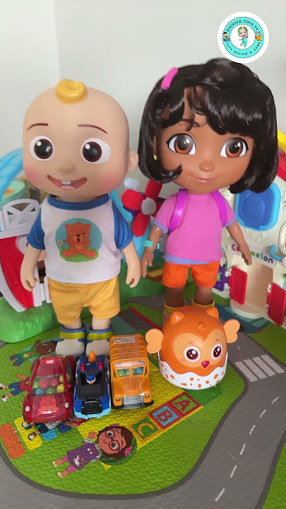 Cocomelon Jj and dora party #fun #shortsviral