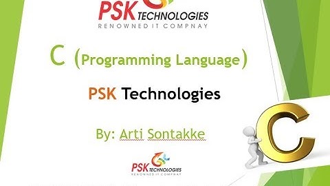C & C++ language Course | Software Development Courses | PSK Technologies Nagpur
