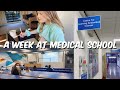 A Week in the Life of a First Year Medical Student | Back on Campus !! (Med school vlog)