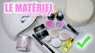 LE MATÉRIEL À AVOIR POUR DÉBUTER LES POSES D'ONGLES EN GEL 💅🏼