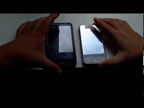 Video: Atšķirība Starp IPhone 4S Un HTC Inspire 4G