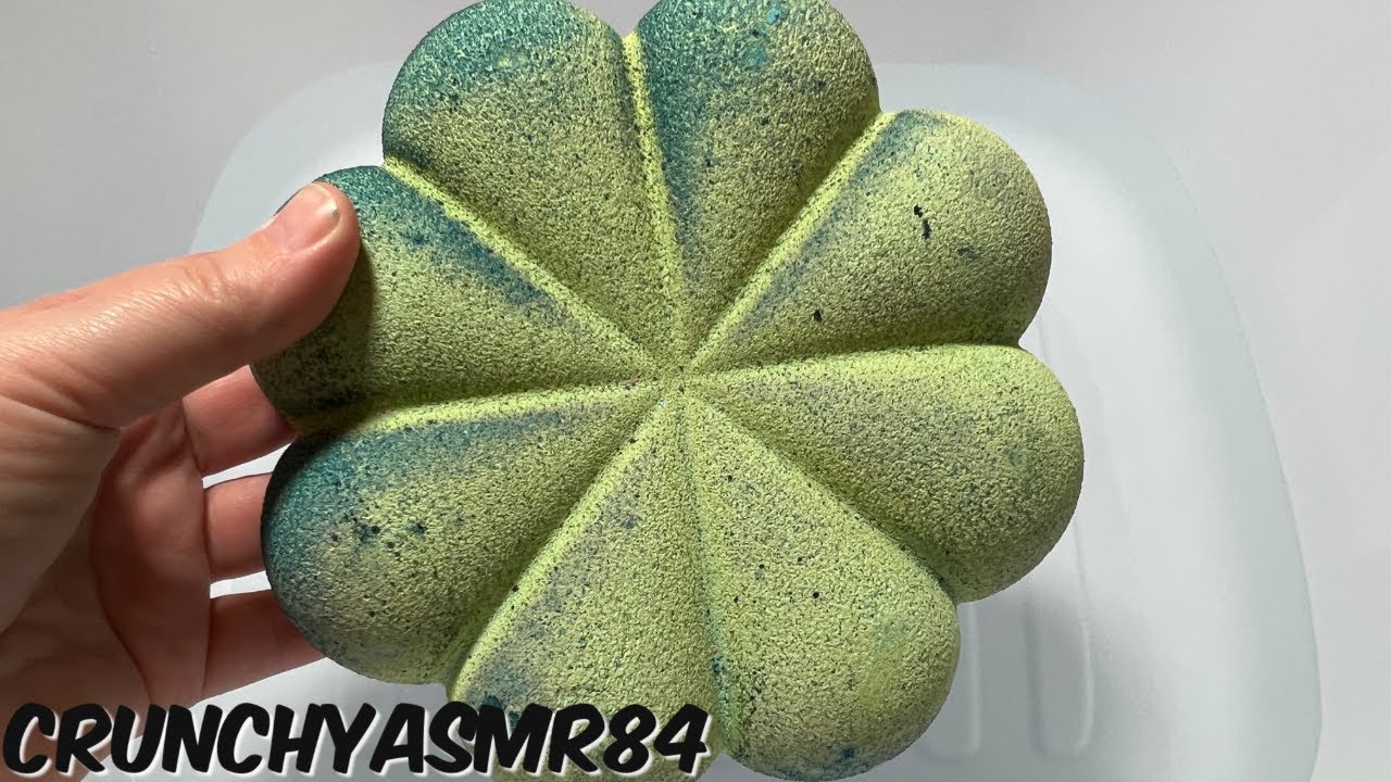 Teal Flower Petals & Roses Water Crush | Oddly Satisfying | ASMR | Sleep Aid