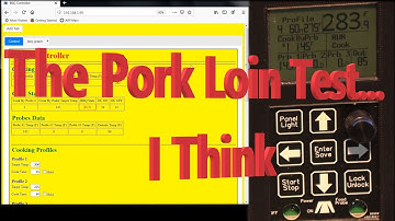 IoT#40 RPTC-Q –  Test 1: Muxall Pro BBQ Controller – The Pork Loin… I think