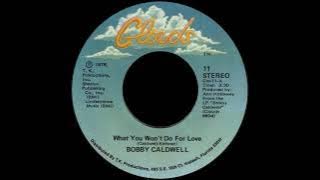 Bobby Caldwell - What You Won't Do for Love 
