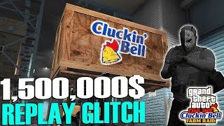 *SOLO Money Guide* Replay Glitch, Wall Glitch Cluckin' Bell Farm Raid Heist GTA Online Update