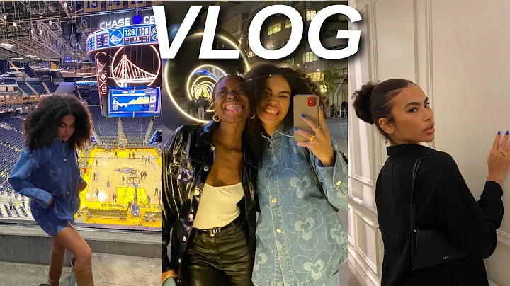 LA VLOG | melrose trading post, NBA Golden State W...