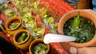 Refreshing Street Drink KULUKKI Sarbath. Healthy Green Chillies Limca | Amazing Kulki MIRCH SODA