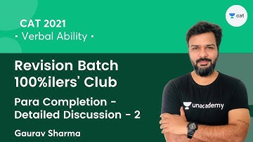 Para Completion - Detailed Discussion - 2 l Revision Batch - 100%ilers