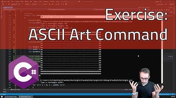 E.5b ASCII Art from the Command Line - Learning C#