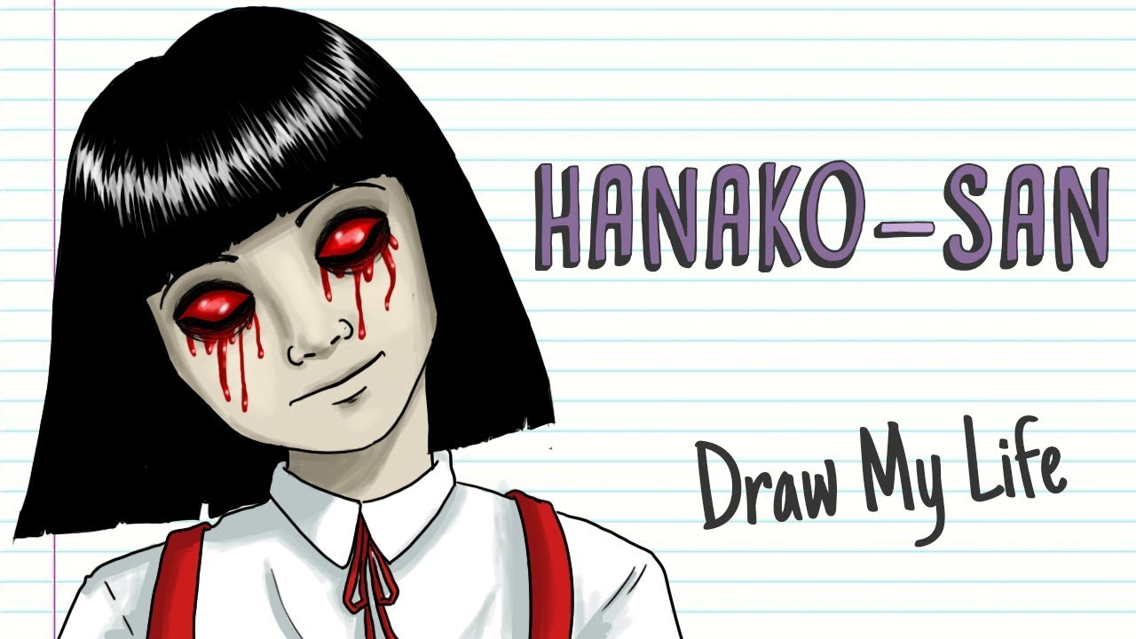 ⁣HANAKO-SAN, THE JAPANESE BATHROOM GHOST | Draw My Life