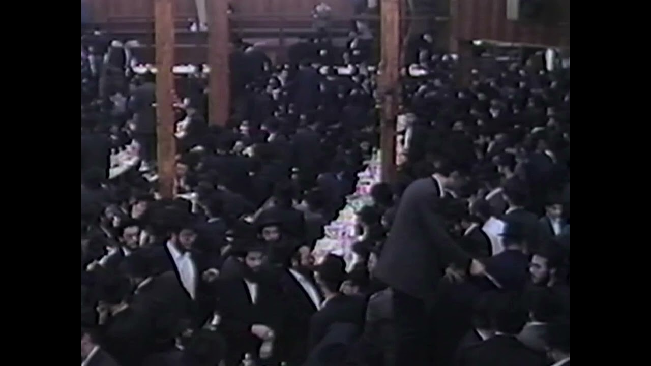 הרב גרשון מענדל גרליק ור' מאיר הארליג מתועדים ראש חודש כסלו תשמ"ט