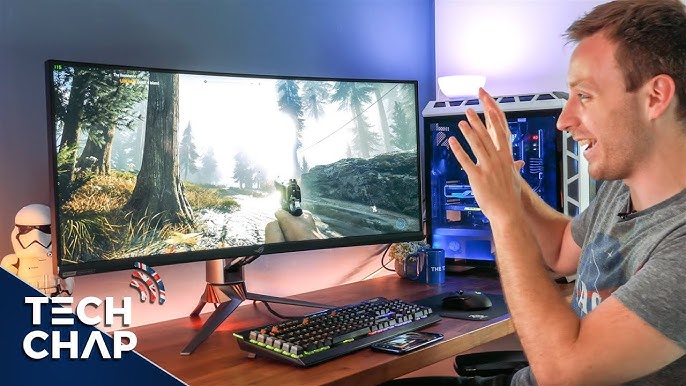 Insane 65-Inch Asus Rog Swift Pg65Uq Big Format Gaming Display Reviewed -  Youtube