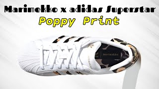 Marimekko x adidas Superstar Poppy Print