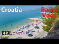 Baska Voda Makarska Riviera Croatia 🇭🇷 4K Walking Tour September 2021