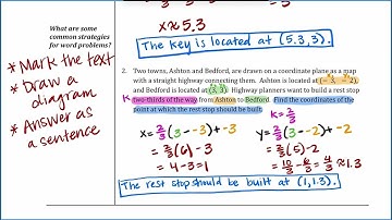 Partitioning a line segment - Word Problems