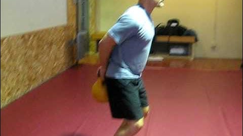 Steve Maxwell:  Kettlebell Hack Squat