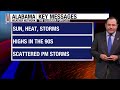 Scattered Storms, Most Likely North: AWN Statewide Forecast for Mid-Morning August 20, 2026