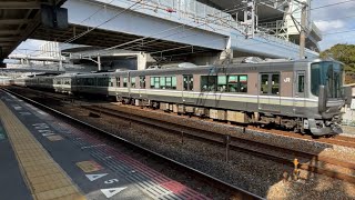 新快速敦賀行き223系 JR神戸線舞子駅通過