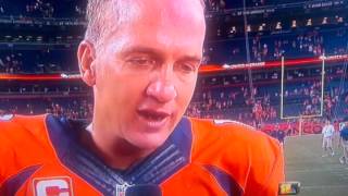 *Peyton Manning* Speaks on his 7 TD game