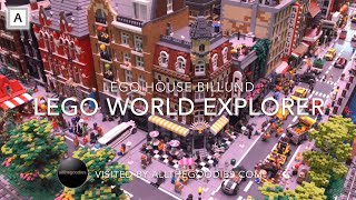 Lego modular buildings in Lego World Explorer, Lego House Billund | allthegoodies.com