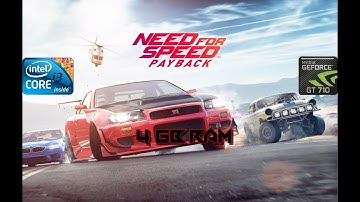 NFS Payback Gameplay video//can it run on a low end pc