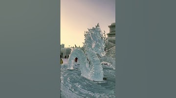 Transforming Ice into Art: China’s Stunning Ice Sculptures.