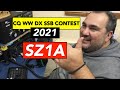 Team sz1a in the cq world wide dx ssb contest 2021