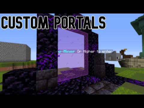 Custom Portals Plugin (Multiverse portals)
