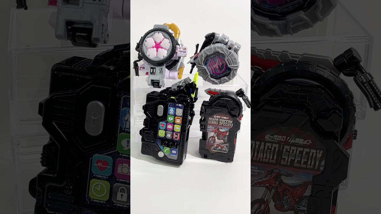 【どれが好き⁉️】🏍️バイクに変形する4つのコレクションアイテム!#仮面ライダー #kamenrider