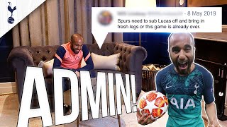 "Sub Lucas off at half-time vs Ajax?" 😳 | Lucas Moura replies to YOUR comments | ADMIN SPURS screenshot 3