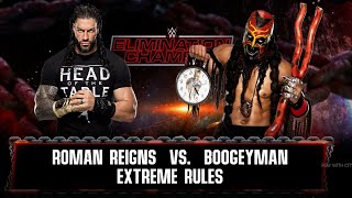 FULL MATCH : Roman reigns vs Boogeyman - WWE Elimination chamber 2023 | WWE 2K22