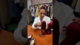 😱 Adamari shows off the Louis Vuitton shoes she bought 25 years ago and has NEVER worn 👠