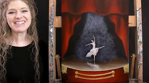 Learn How to Paint NUTCRACKER BALLERINA with Acrylic - Paint and Sip at Home - Step by Step Tutorial