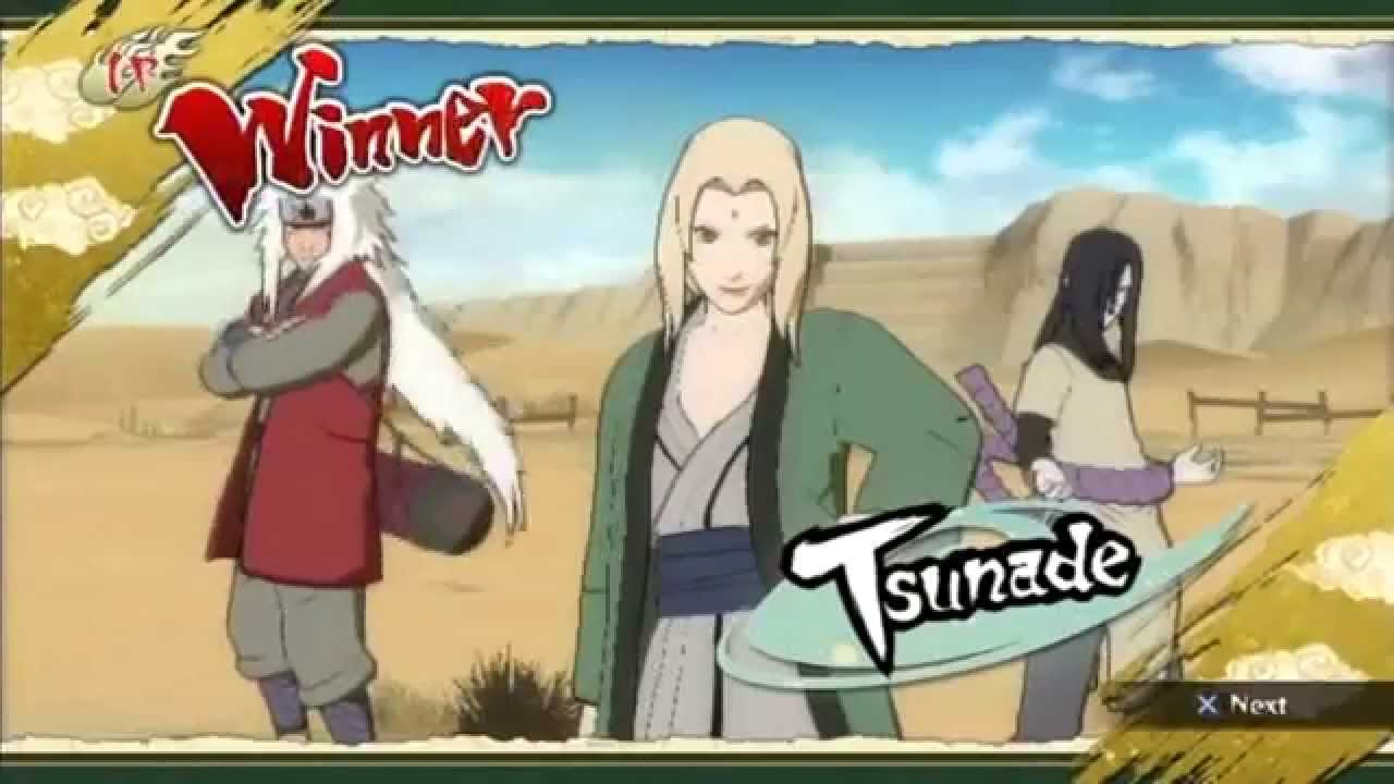 naruto storm revolution 5th hokage vs 5th mizukage 5th kazekage