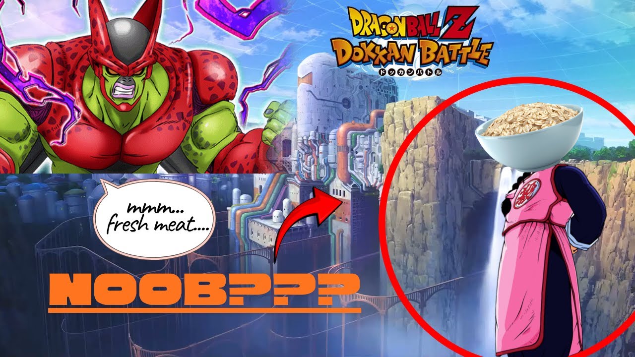 (Dokkan Battle) DOKKAN NOOB ATTEMPTS CELL MAX IN SERIOUSLY SERIOUS ALL OUT BATTLES