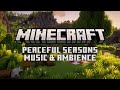 Minecraft Music &amp; Ambience | Four Peaceful Seasons in Partnership with @CozyCraftYT   🌿☀️🍁❄️