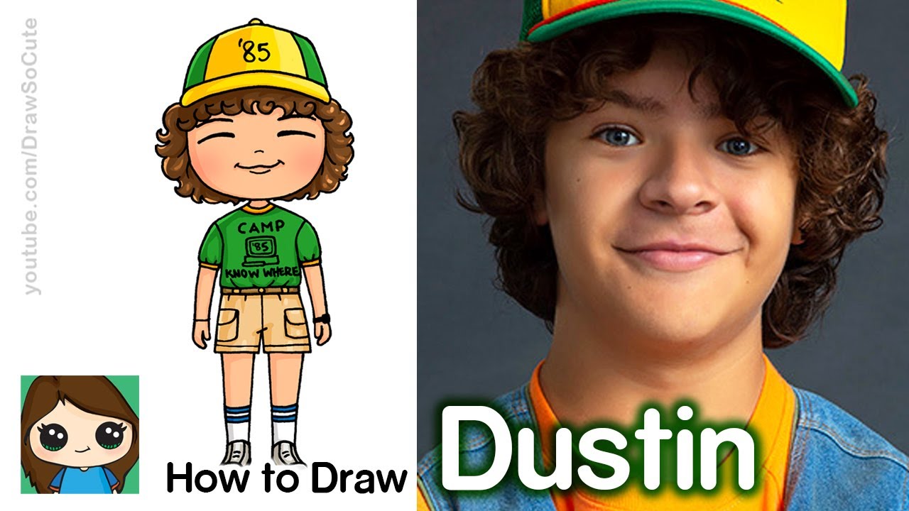 How to Draw Dustin from Stranger Things