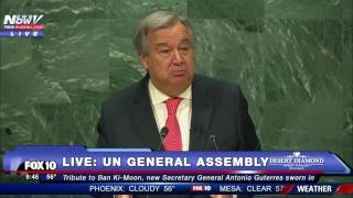 1ST SPEECH: Antonio Guterres Addresses United Nations After Being Sworn in as Secretary General -FNN