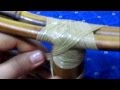 Como realizar un nudo / amarre en varas de Bambú / Guadua.