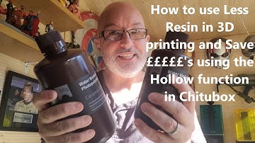 How To Hollow Resin 3D Prints In Chitubox To Use Less Resin & Save Money