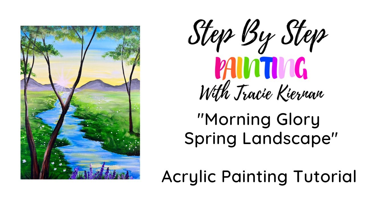 Canvas Acrylic Painting Supplies - Tracie Kiernan - Step By Step Painting