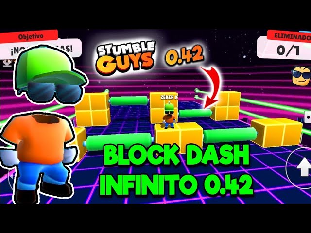 TUTORIAL BLOCK DASH INFINITO ACTUALIZACIÓN 0.42 STUMBLE GUYS 