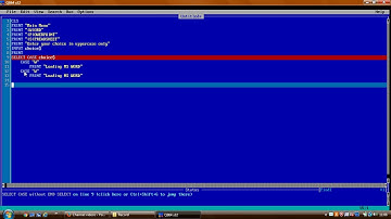 SELECT...CASE Statement in QBASIC