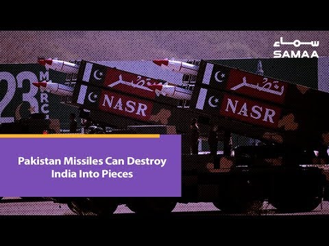 Pakistan Missiles Can Destroy India Into Pieces | SAMAA TV | 23 March 2019